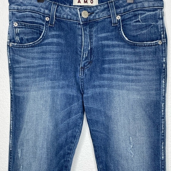 AMO jeans crop “ Kate” sz 30 in seaside - Picture 3 of 10